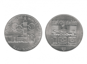 1976奧地利冬季奧運珍藏幣23克