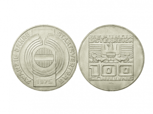 1975奧地利國家條約二十周年珍藏幣23克