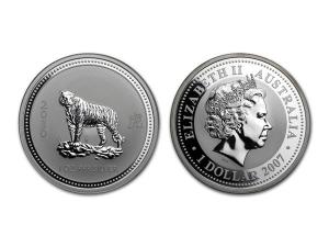 2010澳洲生肖虎年銀幣1盎司(系列I) 商品圖