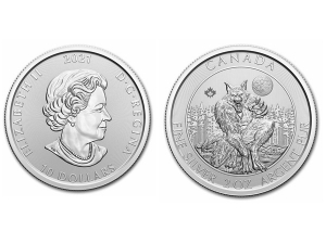 2021加拿大北方神秘生物系列-狼人銀幣2盎司
