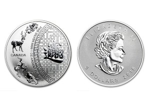 2016加拿大五福臨門銀幣1盎司 商品圖