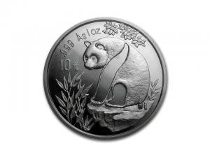 1993中國熊貓銀幣1盎司 商品圖
