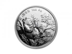 1995中國熊貓銀幣1盎司 商品圖