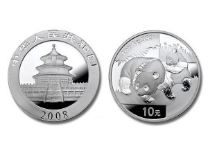2008中國熊貓銀幣1盎司 商品圖
