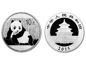 2015中國熊貓銀幣1盎司 商品圖