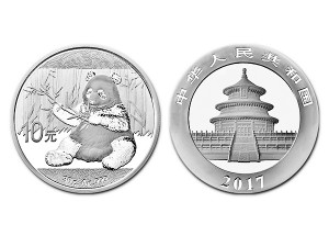 2017中國熊貓銀幣30公克 商品圖