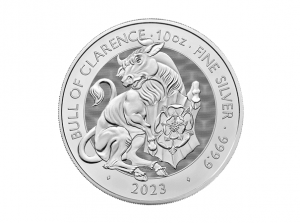 2023英都鐸獸克拉倫斯黑牛銀幣10盎司