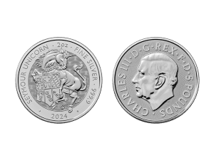 2024英都鐸獸西摩獨角獸銀幣2盎司