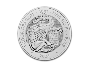 2024英都鐸獸威爾斯龍銀幣10盎司 商品圖