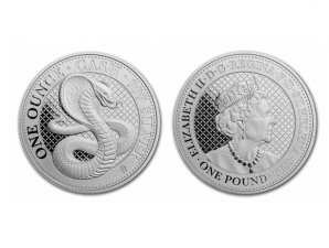 2022聖海倫娜眼鏡蛇銀幣1盎司