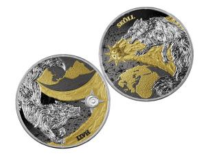 2024日耳曼諸神黃昏系列- 天狼噬月雙銀幣2 x 1盎司- Shiny黃金白銀交易所