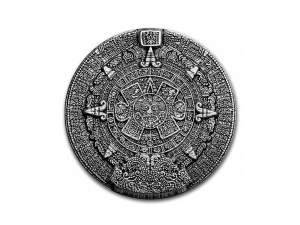 墨西哥阿茲特克太陽石銀章2盎司