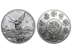 2001墨西哥獨立天使銀幣1盎司