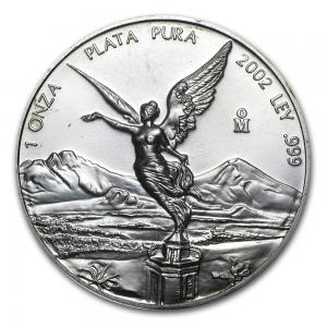 2002墨西哥獨立天使銀幣1盎司 商品圖