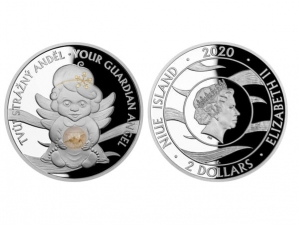 2021紐埃守護天使水晶銀幣1盎司