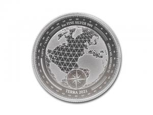 2021托克勞地球銀幣1盎司 商品圖