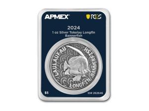 2024托克勞馬夫魚銀幣1盎司(首鑄封卡) 商品圖
