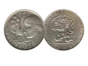1965捷克斯洛伐克25周年解放珍藏幣 商品圖