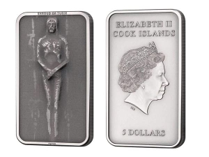 2020庫克群島杜林裹屍布銀幣1盎司