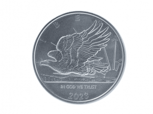 2023薩摩亞約翰梅坎蒂之鷹銀幣1盎司