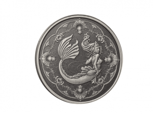2022薩摩亞人魚公主銀幣1盎司(仿古版)