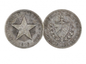 1916古巴20分幣 商品圖
