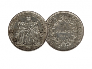 1970法國銀幣10法郎
