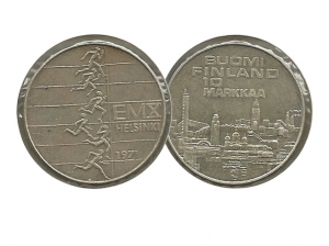 1971芬蘭第十屆歐洲田徑錦標賽珍藏幣