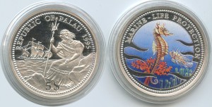 1995帛琉海洋保育珍藏幣25克 商品圖