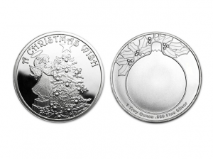 聖誕許願天使銀幣1盎司 商品圖