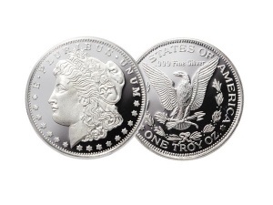 摩根設計銀圓1盎司.999 無日期