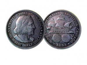 1893美國半美元哥倫比亞博覽會銀幣