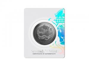 2024Scottsdale獅王薩摩亞龍年鍍黑銠精鑄銀幣1盎司 商品圖