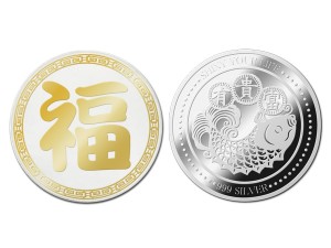 富貴有餘銀幣(金)1盎司(附保護殼&展示盒) 商品圖
