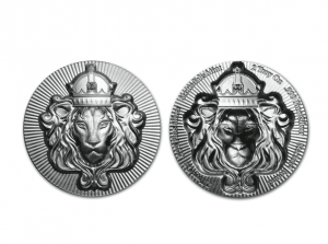 Scottsdale獅王超高浮雕銀章2盎司