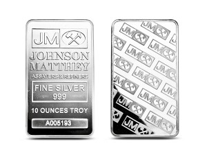 Johnson Matthey銀條10盎司 商品圖