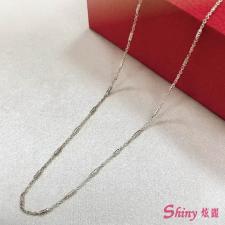925純銀刻花細管+跳舞鍊 40cm 商品圖
