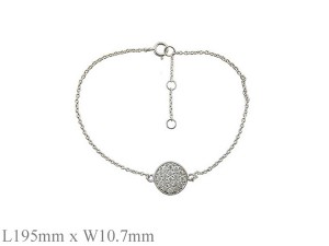 925純銀晶淬手鍊 19+2cm 商品圖