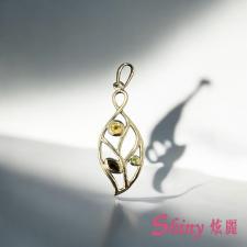 彩石葉墜子 商品圖