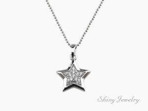 晶淬星星NO1   純銀項鍊