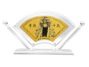 黃金扇形神像立牌 商品圖